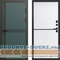 Дверь Termo Door ГРАУНД Velutto Verde Бетон Нео White
